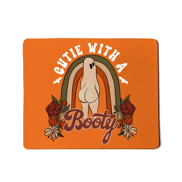 Cutie With A Booty Funny Halloween Fall Mousepad