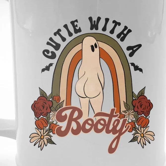 Cutie With A Booty Funny Halloween Fall Front & Back Beer Stein