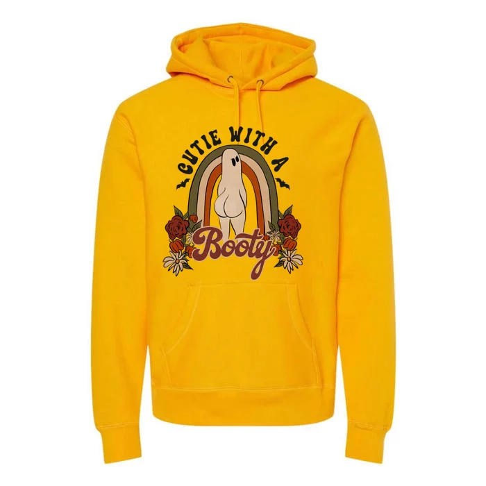 Cutie With A Booty Funny Halloween Ghost Premium Hoodie