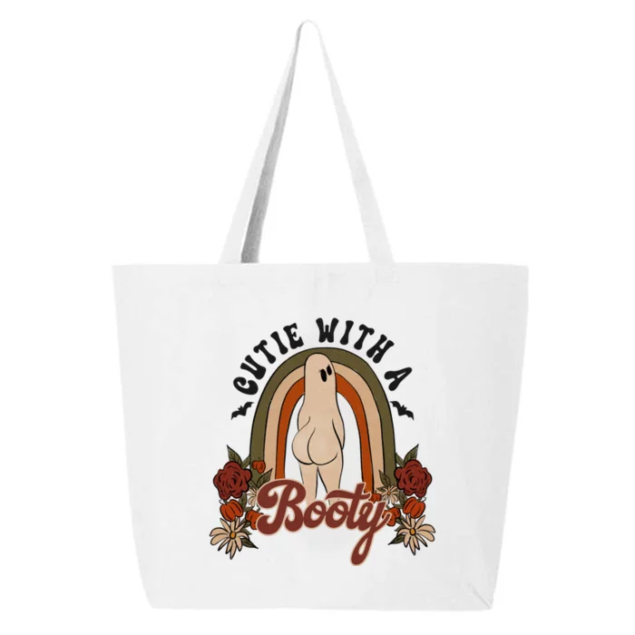 Cutie With A Booty Funny Halloween Ghost 25L Jumbo Tote