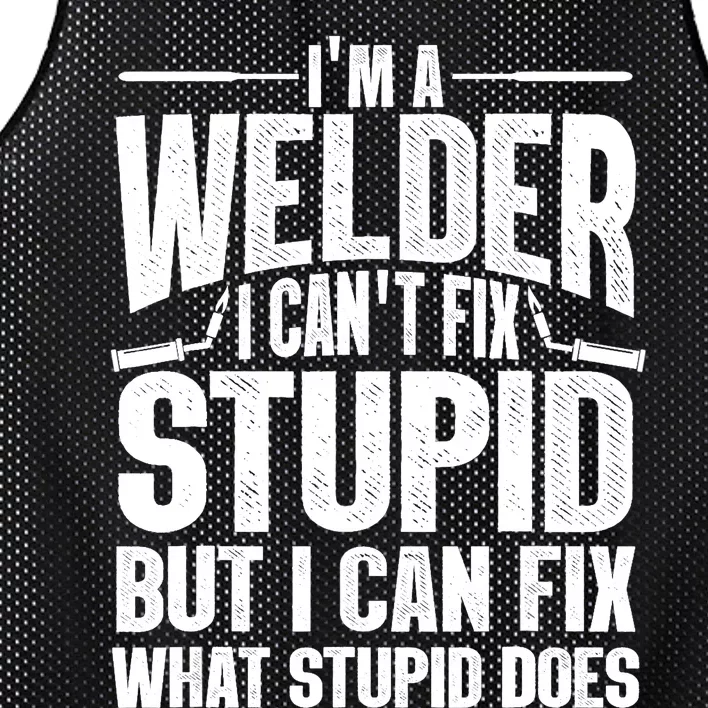 Cool Welding Art Welder Iron Worker Pipeliner Mesh Reversible Basketball Jersey Tank