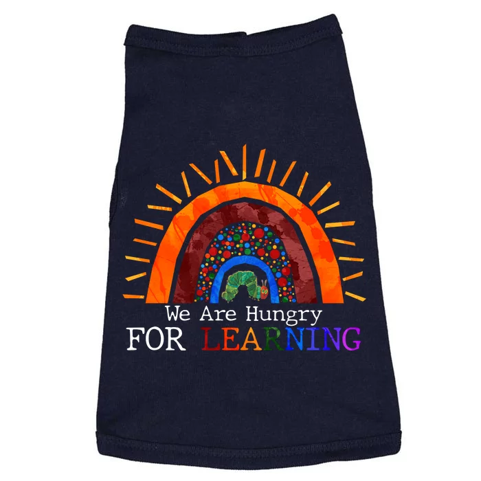 Cute We Are Hungry For Learning Back To School Doggie Tank