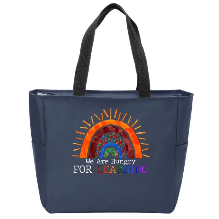 Cute We Are Hungry For Learning Back To School Zip Tote Bag