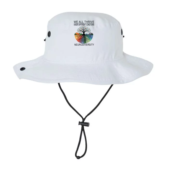 Cute We All Thrive Under Different Conditions Neurodiversity Legacy Cool Fit Booney Bucket Hat