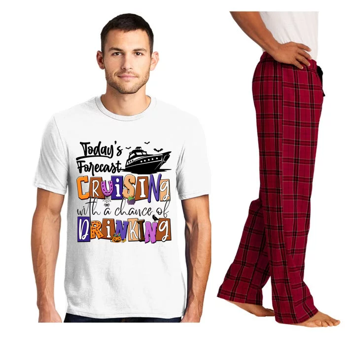 Cruising With A Chance Of Drinking Funny Halloween Pajama Set