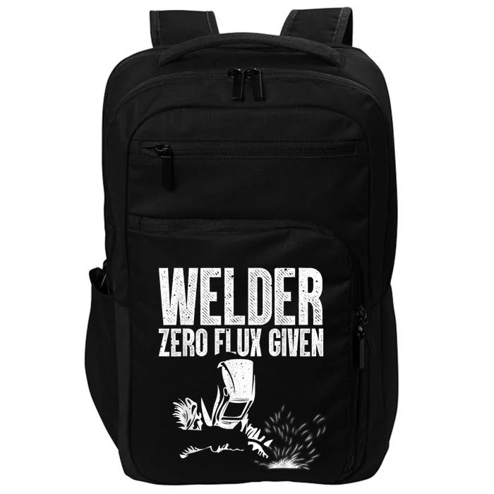 Cool Welder Art For Men Women MIG/TIG Welding Metal Lover Impact Tech Backpack