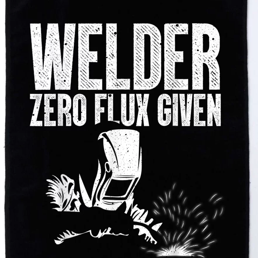 Cool Welder Art For Men Women MIG/TIG Welding Metal Lover Platinum Collection Golf Towel