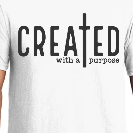 Created With A Purpose Christian Pajama Set