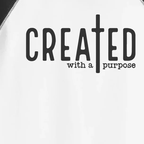 Created With A Purpose Christian Toddler Fine Jersey T-Shirt