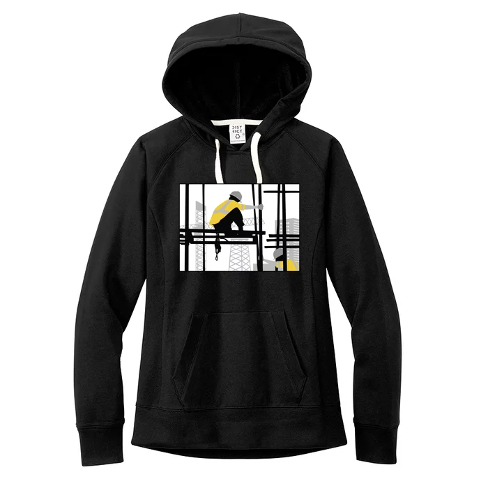 Construction Worker Builder Trades Contractor Meaningful Gift Women's Fleece Hoodie