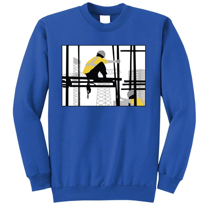 Construction Worker Builder Trades Contractor Meaningful Gift Tall Sweatshirt