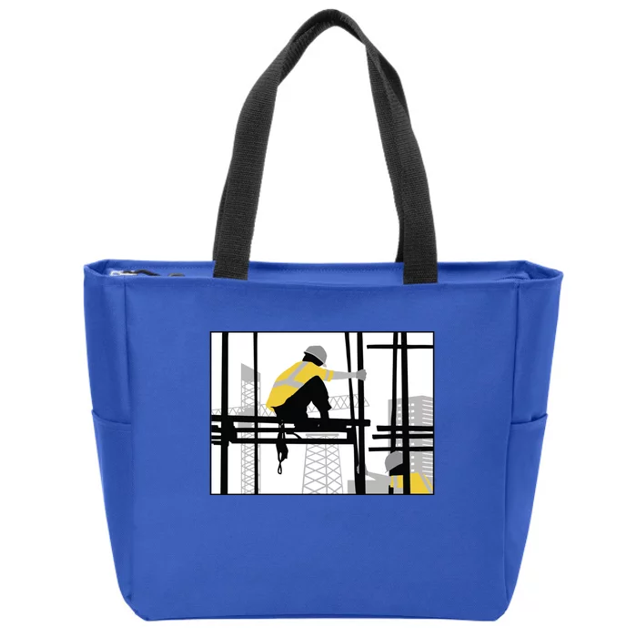 Construction Worker Builder Trades Contractor Meaningful Gift Zip Tote Bag