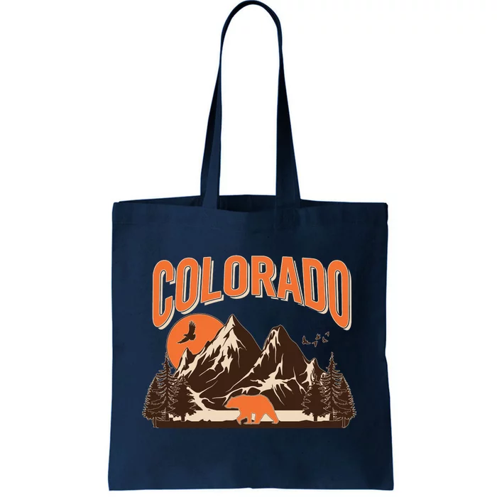 Colorado Wilderness Bear Mountains Tote Bag