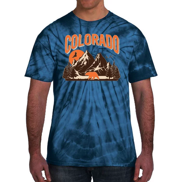 Colorado Wilderness Bear Mountains Tie-Dye T-Shirt