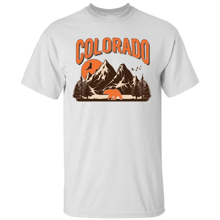 Colorado Wilderness Bear Mountains Tall T-Shirt