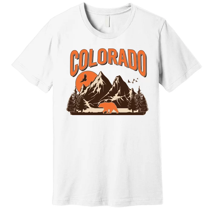 Colorado Wilderness Bear Mountains Premium T-Shirt