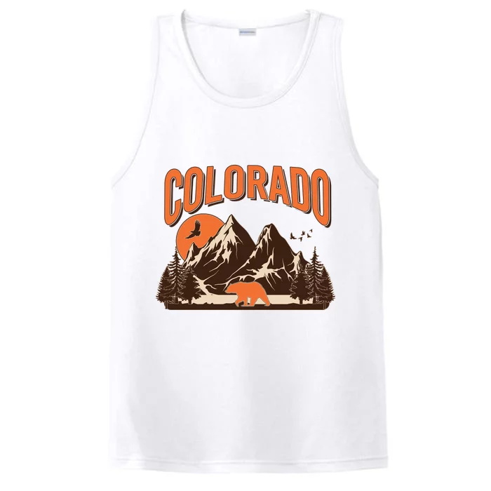 Colorado Wilderness Bear Mountains Performance Tank