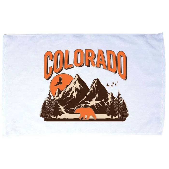 Colorado Wilderness Bear Mountains Microfiber Hand Towel