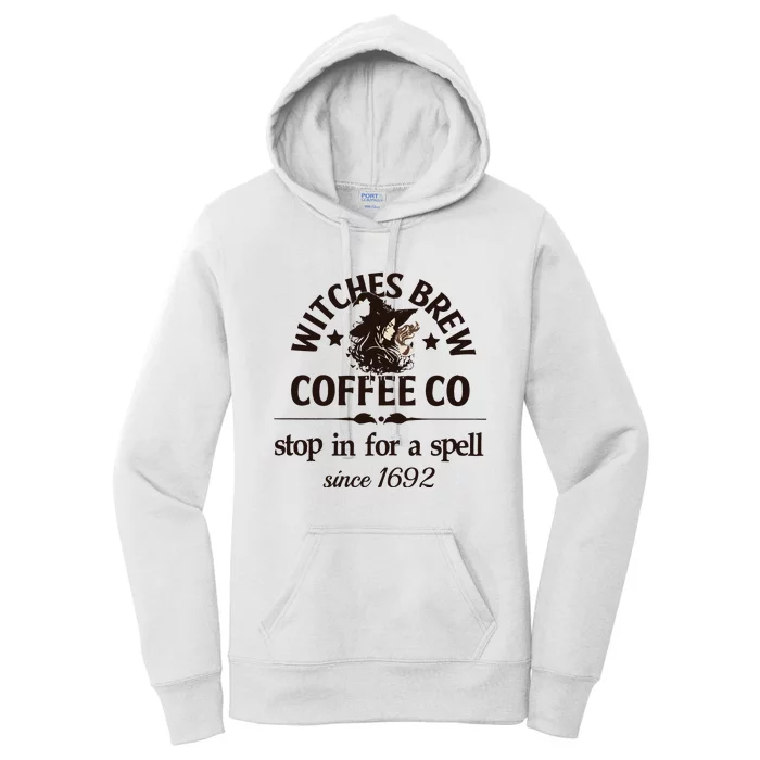 Casual Witches Brew Coffee Co Women's Pullover Hoodie