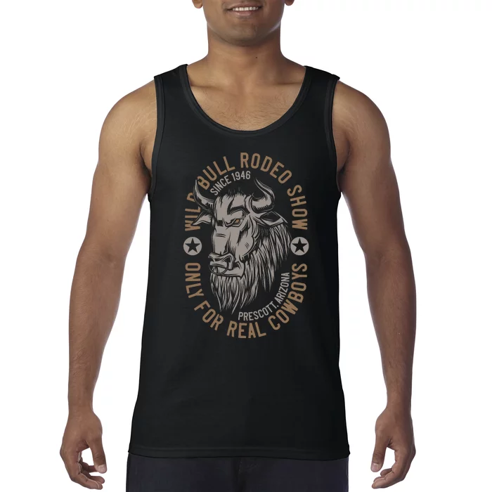 Cowboy Wild Bull Rodeo Tank Top