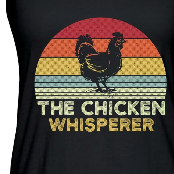 Chicken Whisperer Backyard Chicken Lover Farmer Ladies Essential Flowy Tank