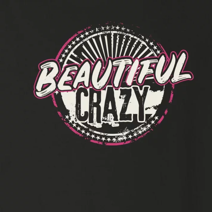 Crazy Wo Beautiful Country Music Girl Design Idea Toddler Long Sleeve Shirt