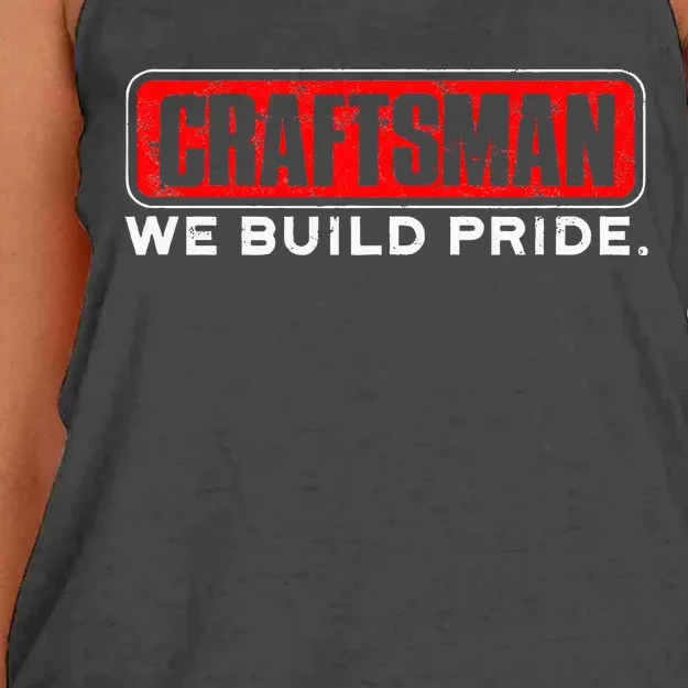 Craftsman We Build Pride Craftsman Women's Knotted Racerback Tank