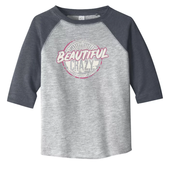 Crazy Wo Beautiful Country Music Girl Design Idea Toddler Fine Jersey T-Shirt