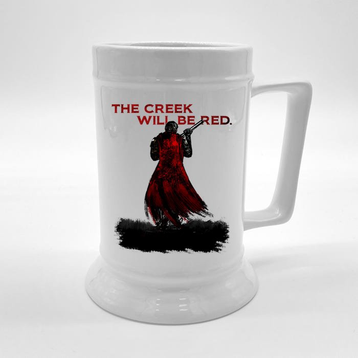 Creek Will Be Red Hell Of Diver Helldiving Lovers Outfit Front & Back Beer Stein