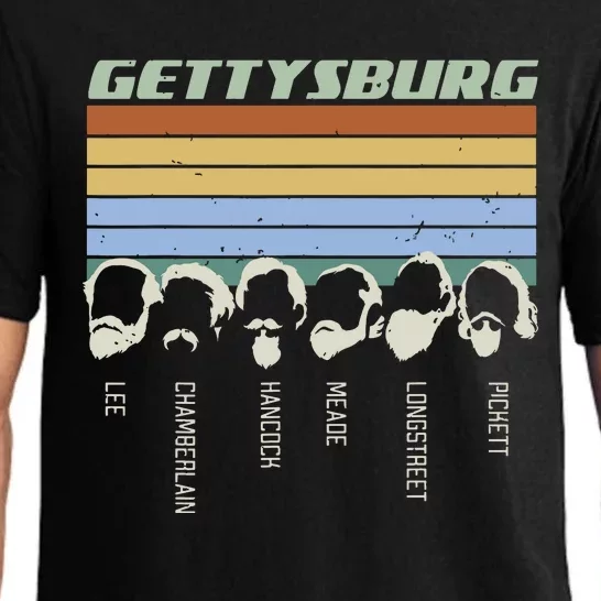 Civil Wars Beards Gettysburg Beard Gift Old School Pajama Set