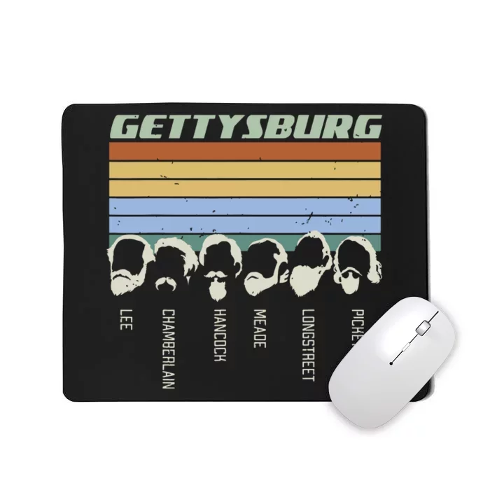 Civil Wars Beards Gettysburg Beard Gift Old School Mousepad