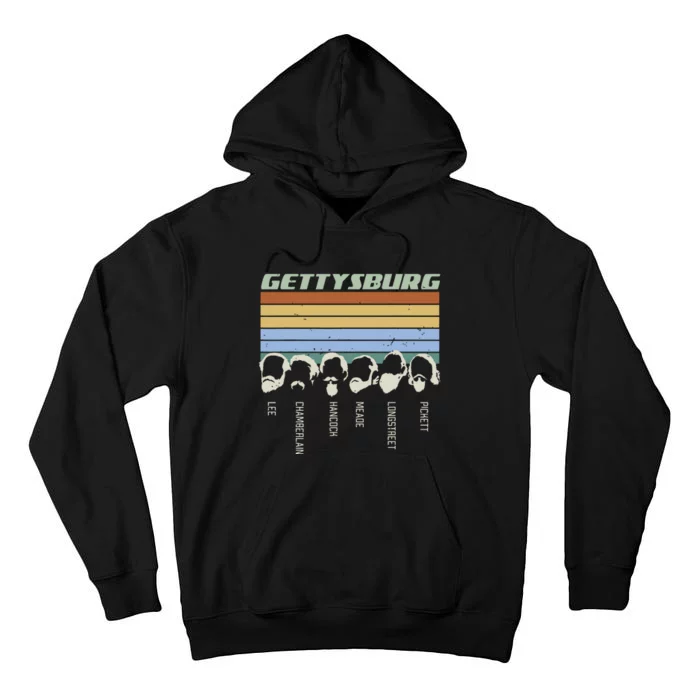 Civil Wars Beards Gettysburg Beard Gift Old School Tall Hoodie