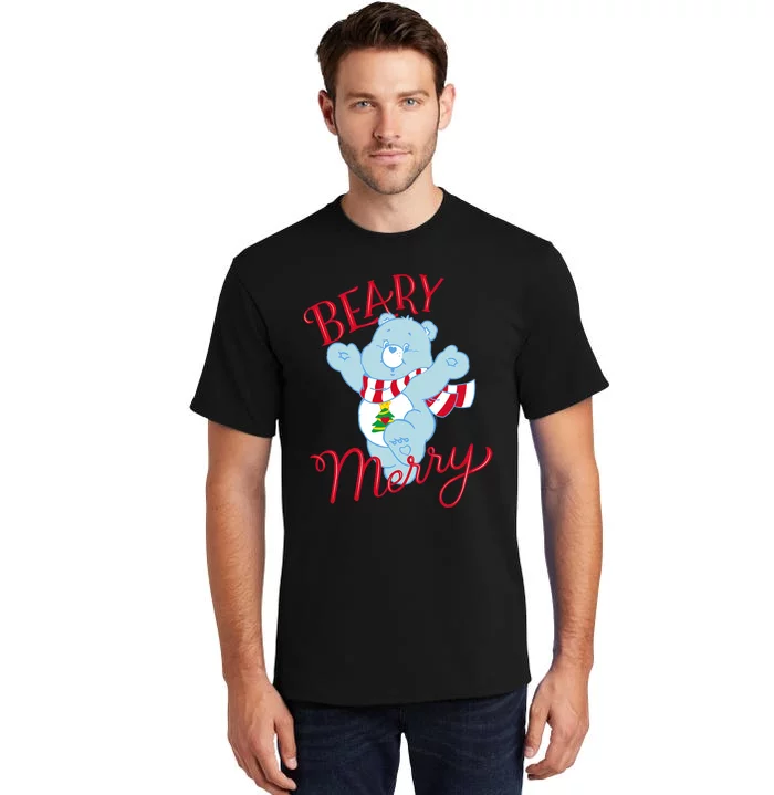 Christmas Wishes Bear Is Beary Merry Tall T-Shirt