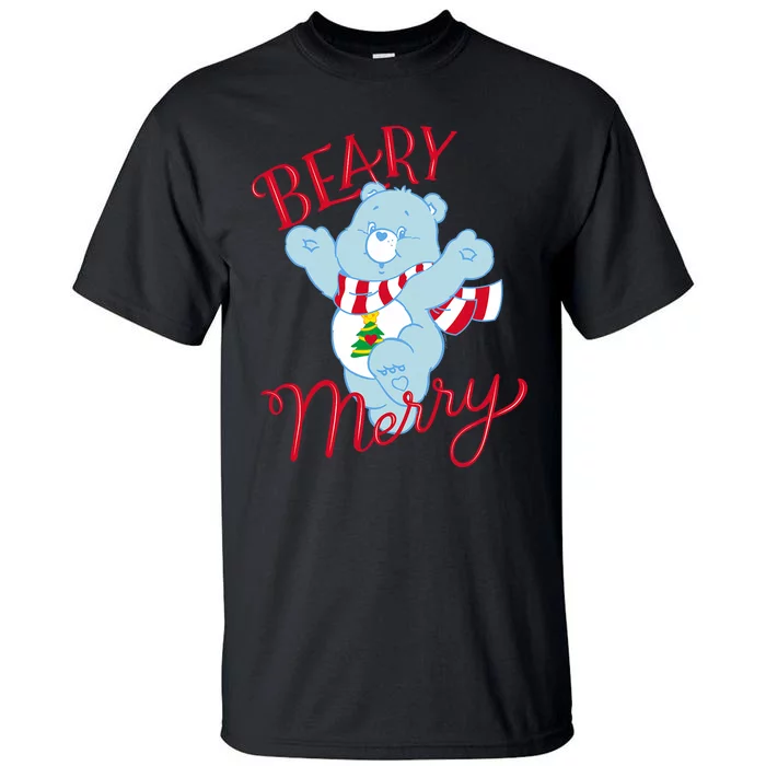 Christmas Wishes Bear Is Beary Merry Tall T-Shirt