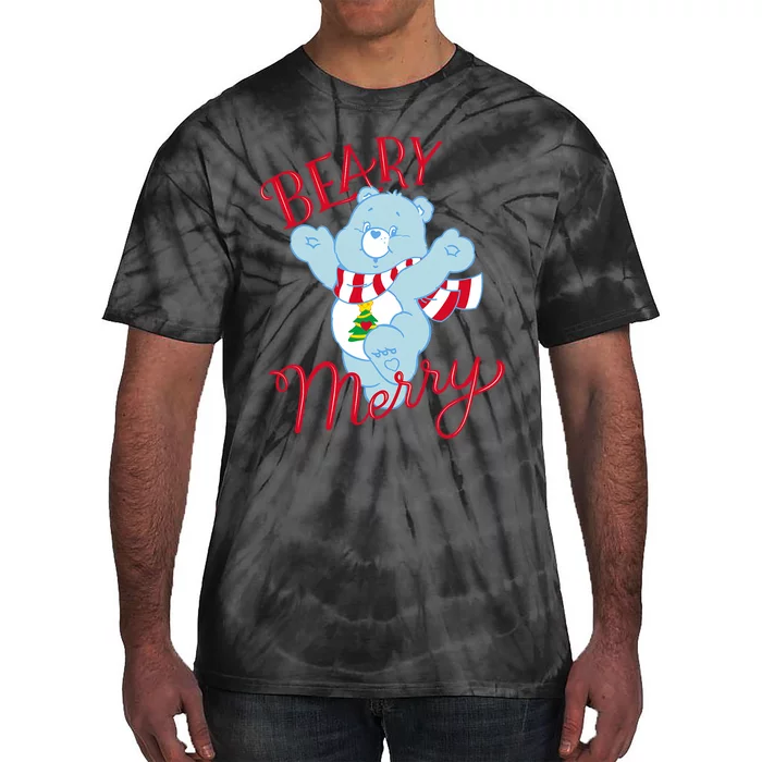 Christmas Wishes Bear Is Beary Merry Tie-Dye T-Shirt