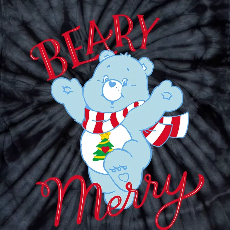 Christmas Wishes Bear Is Beary Merry Tie-Dye T-Shirt