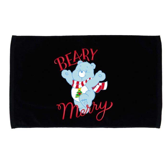 Christmas Wishes Bear Is Beary Merry Microfiber Hand Towel