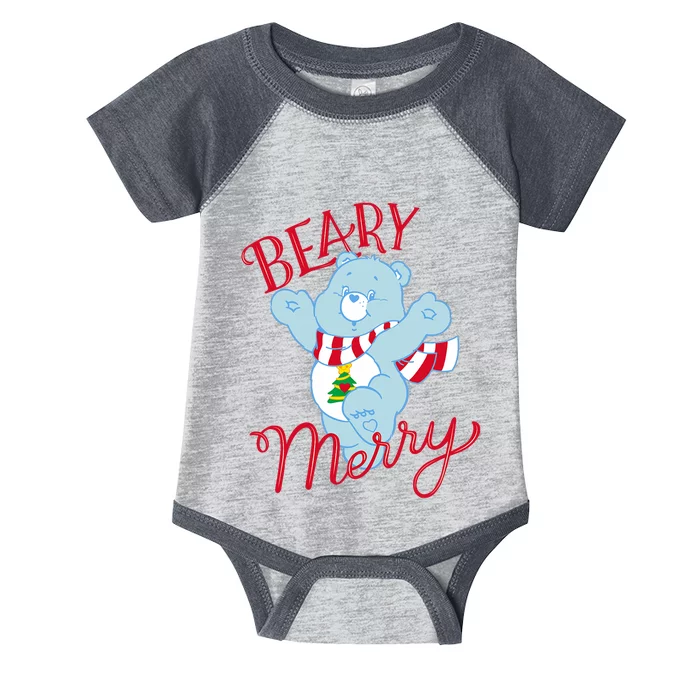 Christmas Wishes Bear Is Beary Merry Infant Baby Jersey Bodysuit