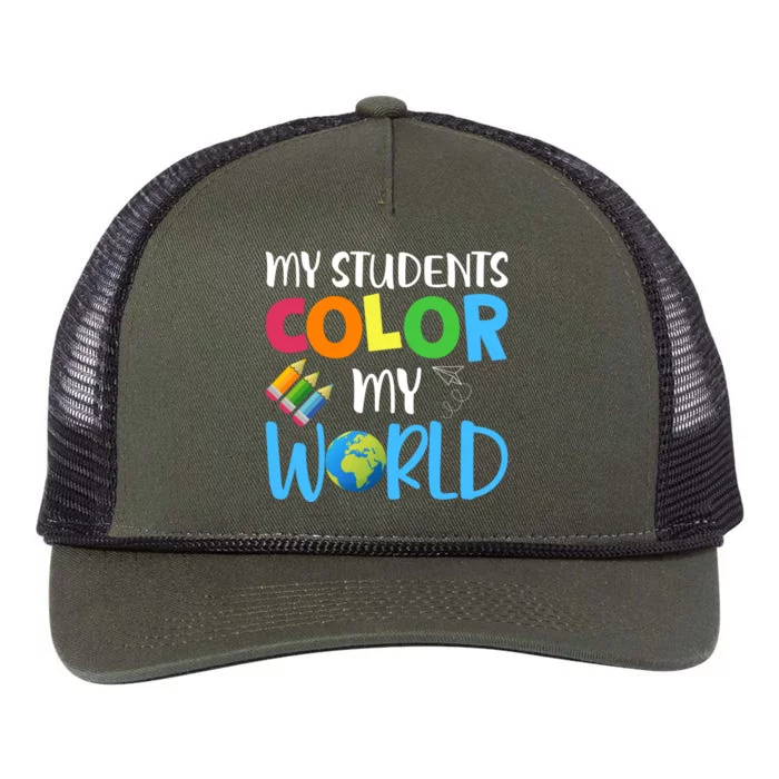 Color World Back To School Retro Rope Trucker Hat Cap