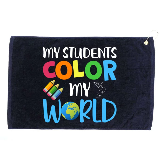 Color World Back To School Grommeted Golf Towel