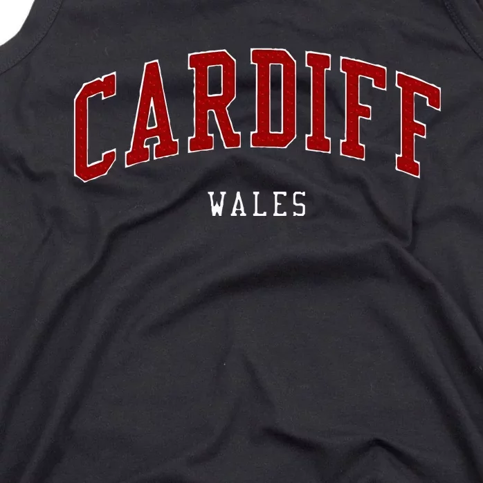 Cardiff Wales College University Style Tank Top