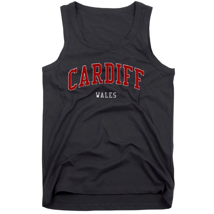 Cardiff Wales College University Style Tank Top