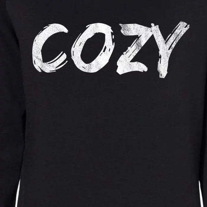 Cozy Word Womens California Wash Sweatshirt