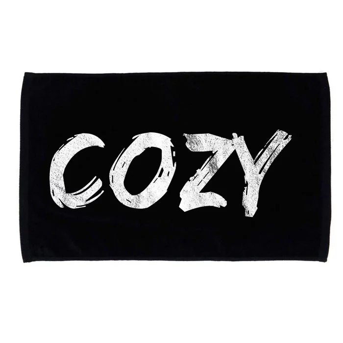 Cozy Word Microfiber Hand Towel