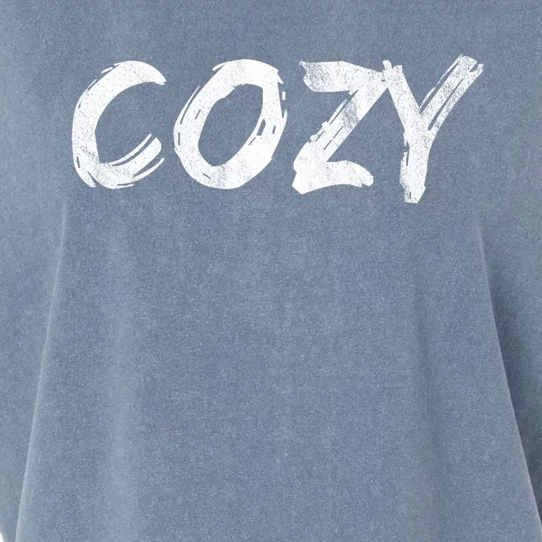 Cozy Word Garment-Dyed Women's Muscle Tee