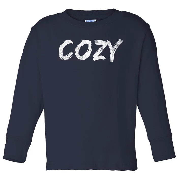 Cozy Word Toddler Long Sleeve Shirt