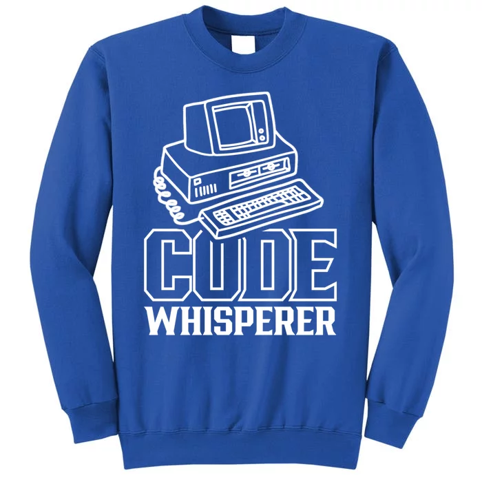 Code Whisperer Code It Coding Coder Programming Programmer Gift Tall Sweatshirt