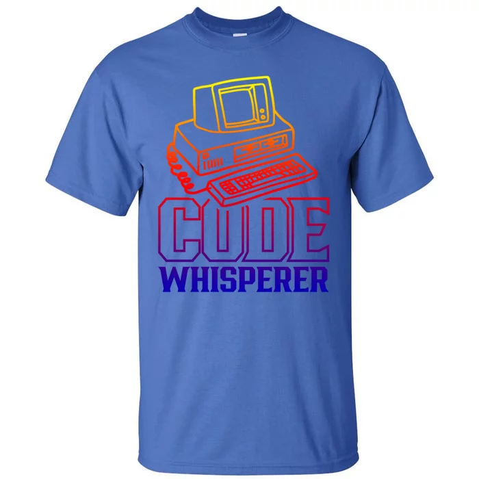 Code Whisperer Code It Coding Coder Programming Programmer Gift Tall T-Shirt