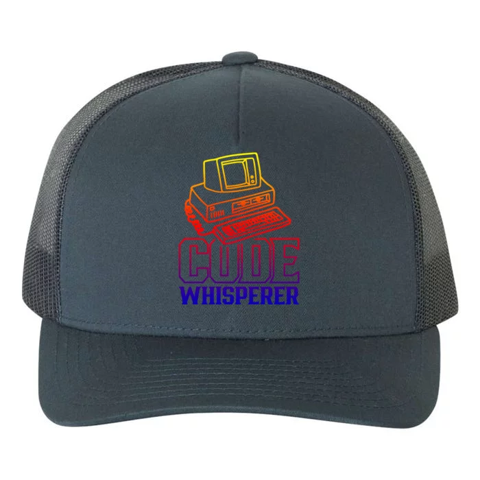 Code Whisperer Code It Coding Coder Programming Programmer Gift Yupoong Adult 5-Panel Trucker Hat