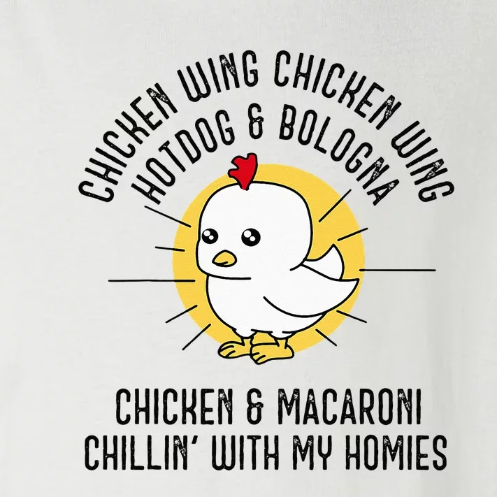 Chicken Wing Chicken Wing Song Lyric Hot Dog Bologna Toddler Long Sleeve Shirt